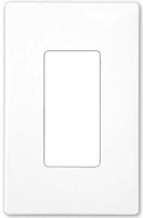 DECOR SCREWLESS PLATE 1 GANG WHITE