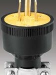 THERMOPLASTIC PLUG 3-WIRE 18-10 AWG