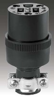 THERMOPLASTIC CONNECTOR 15A BLACK