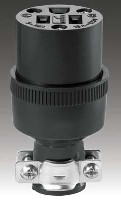 THERMOPLASTIC CONNECTOR 15A BLACK