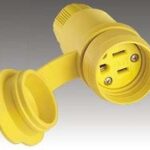 WATER TIGHT CONNECTOR YELLOW 15A