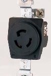LOCKING RECEPTACLE 3 WIRE 15A 125V