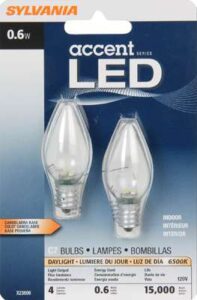 C7 LED NIGHT LIGHT 4 LUMENS 1W 2 PK