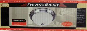 FLUSH MOUNT LIGHT 15-IN NICKEL