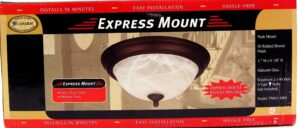 FLUSH MOUNT LIGHT 11-IN BRONZE