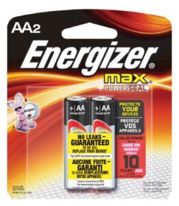MAX ALKALINE BATTERY AA 2 PACK