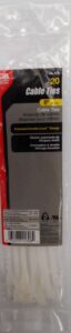 CABLE TIE 8-IN PUTTY 20 PACK