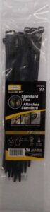CABLE TIE BLACK 7.5-IN 20 PK