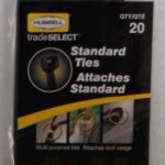 CABLE TIE BLACK 7.5-IN 20 PK
