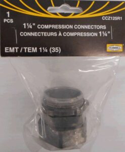 EMT COMPRESSION CONNECTOR 1.25-IN