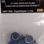 KNOCKOUT CLOSURE 1/2-IN 10 PACK