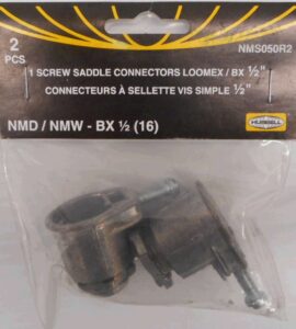 CABLE CONNECTOR 1/2-IN 2 PACK