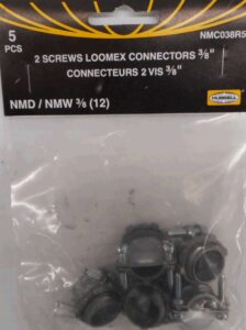 ENTRANCE CONNECTOR 3/8-IN 5 PACK