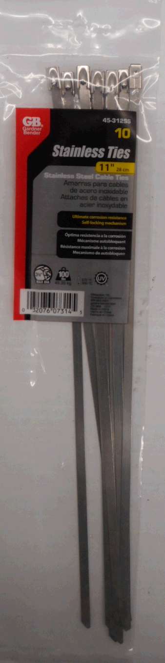 CABLE TIE 11-IN 10 PACK