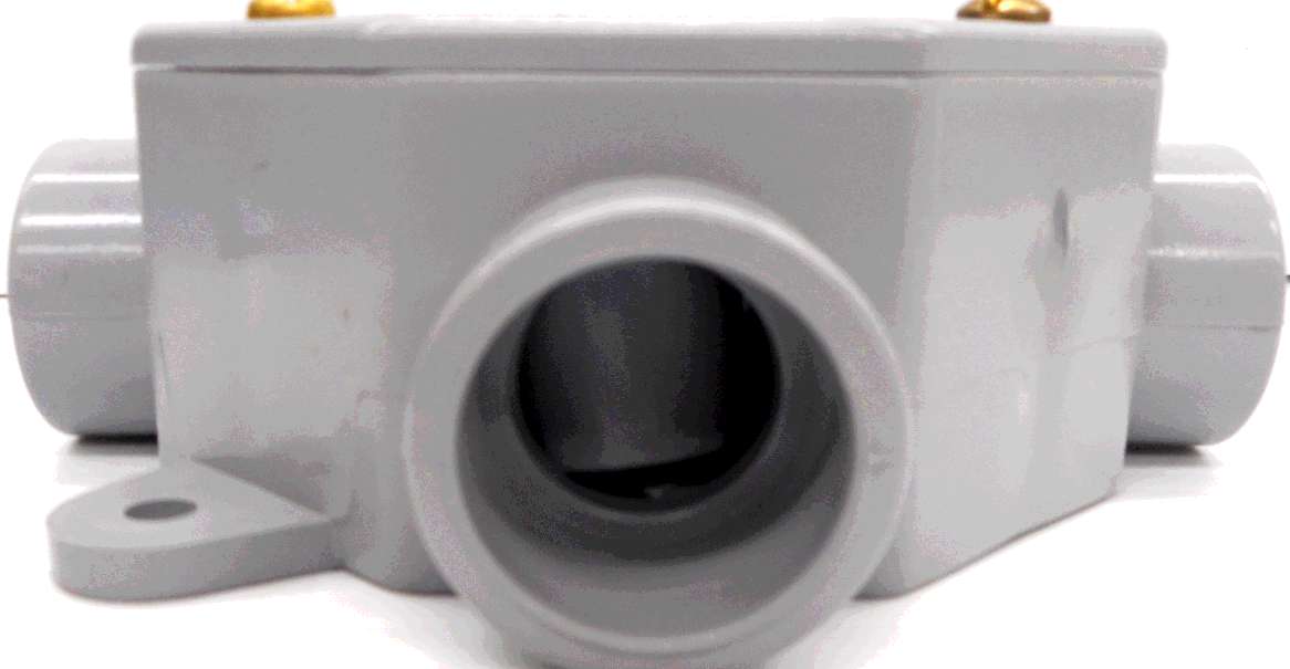 PVC OCTAGONAL BOX 1/2 - 3/4-IN