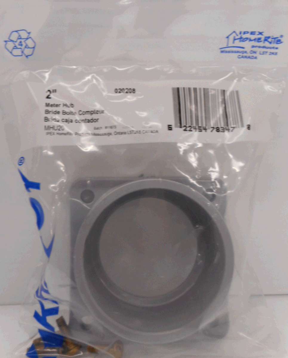 PVC METER HUB 2-IN