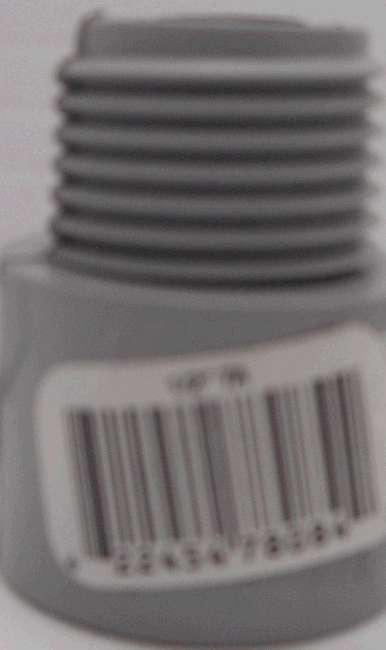 PVC TERMINAL ADAPTER 1/2-IN