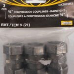 COMPRESSION COUPLINGS 3/4-IN