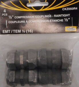 COMPRESSION COUPLINGS 1/2-IN