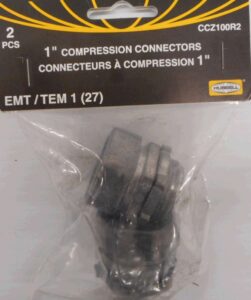 COMPRESSION CONNECTOR 1/2-IN