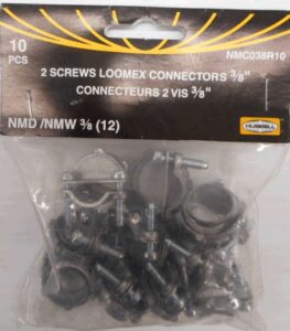 ENTRANCE CONNECTOR 3/8-IN 10 PACK
