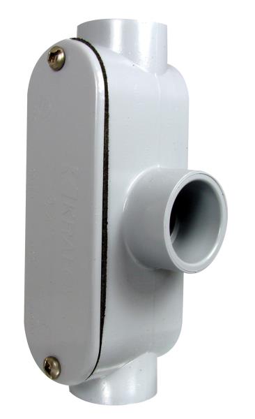 PVC T ACCESS FITTING 1/2-IN