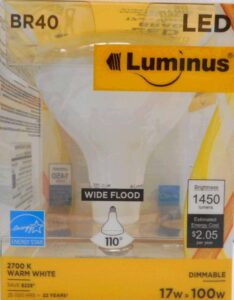 BR40 LED BULB SOFT WHITE 17W