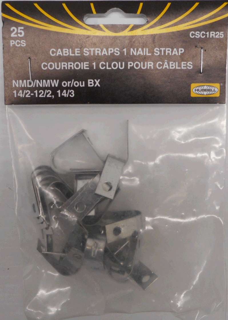 CABLE STRAP C1 2 HOLE 25 PACK