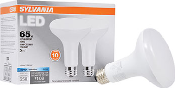 BR30 LED LIGHT BULB DAYLIGHT 9W 2PK