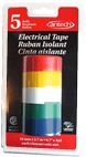 ELECTRICAL TAPE COLOURED 5 PACK