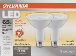 PAR30 LED LIGHT BULB SOFT WHITE 2PK