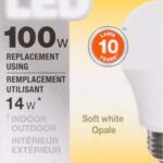 A19 LED LIGHT BULB SOFT WHITE 14W