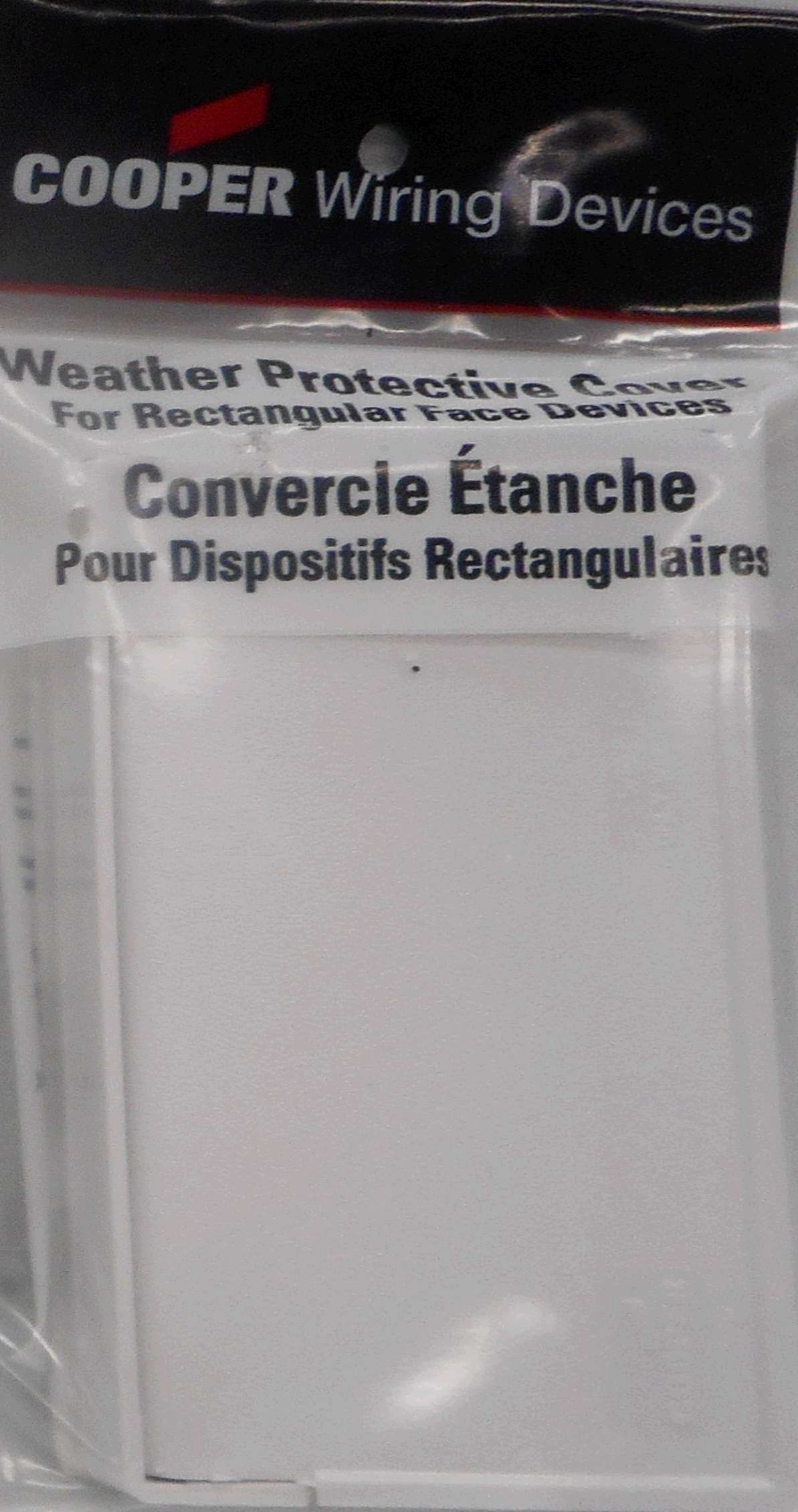 WEATHERPROOF COVER GFCI WHITE