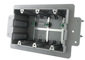 ELECTRICAL BOX FOR ICF 3 GANG GREY