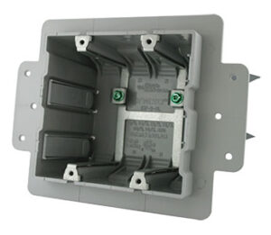 ELECTRICAL BOX FOR ICF 2 GANG GREY