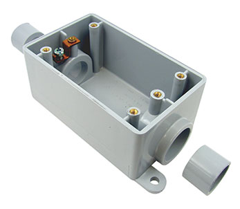 PVC SWITCH BOX 1/2 OR 3/4-IN 1 GANG