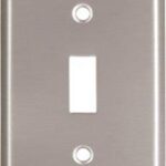 SWITCH PLATE 1 GANG STAINLESS STEEL