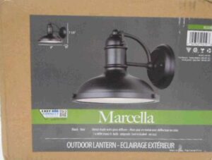MARCELLA OUTDOOR DOWNLIGHT BLACK