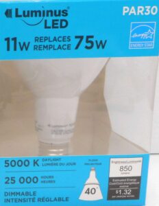 PAR30 LED LIGHT BULB DAYLIGHT 11W