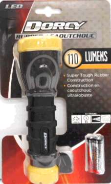 LED FLASHLIGHT / 3AAA 110 LUMEN
