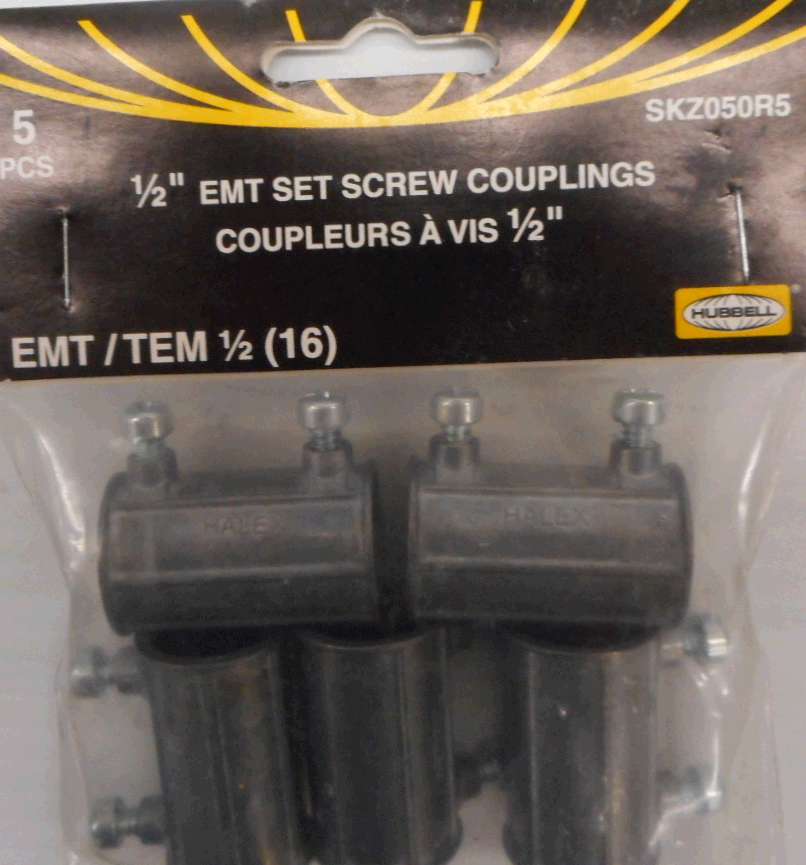 EMT SET SCREW CONNECTOR 1/2-IN