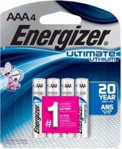 ULTIMATE LITHIUM BATTERY AAA 4 PACK