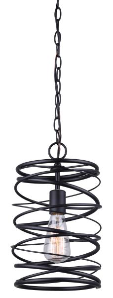 RYLAND SINGLE PENDANT LIGHT BLACK
