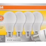 A19 LED BULB SOFT WHITE 6W 4 PACK