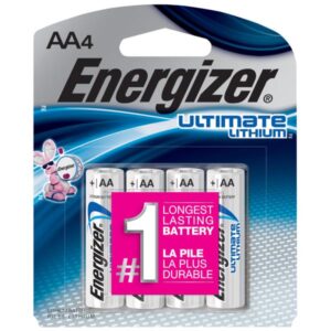ULTIMATE LITHIUM BATTERY AA 4 PACK