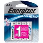 ULTIMATE LITHIUM BATTERY AA 4 PACK
