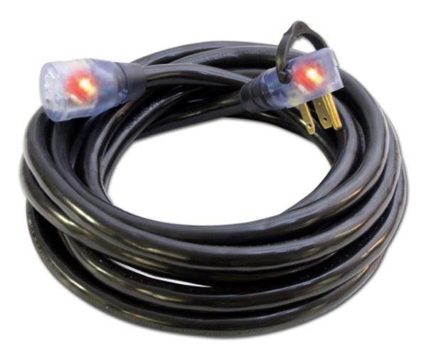RV EXTENSION CORD BLACK 25-FT 30A