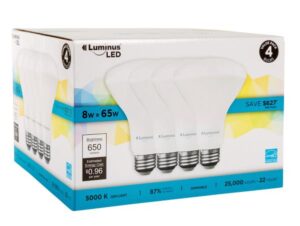 BR30 LED BULB 8W DAYLIGHT 4 PACK