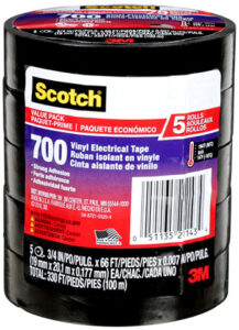 ELECTRICAL TAPE #700 5 PACK