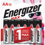 MAX ALKALINE BATTERY AA 12 PACK